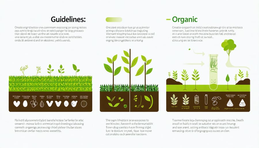 Composite image showing organic farming on one side and health metrics like blood pressure and heart rate on the other