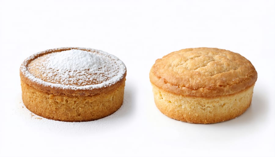Comparison of muffins baked with different natural sweeteners showing varying textures and colors